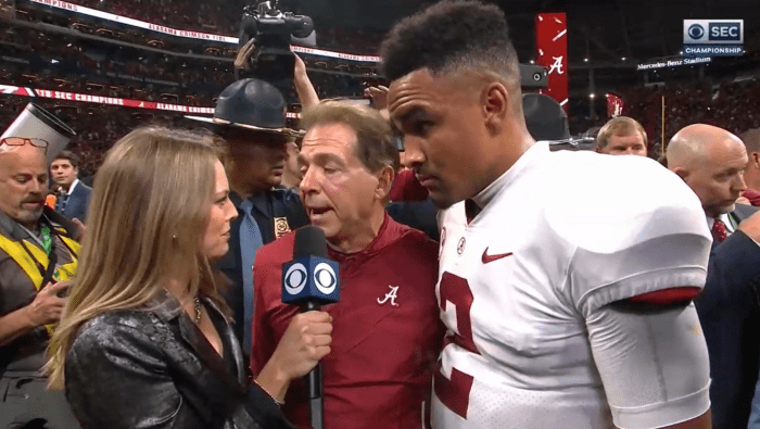 Jalen Hurts Pays Tribute To Nick Saban With Answer To Media The Spun