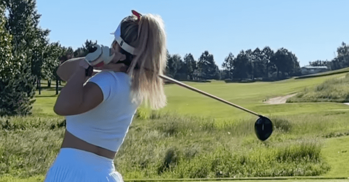 Paige Spiranac Is Turning Heads With Her Outfit At Golf Course The Spun