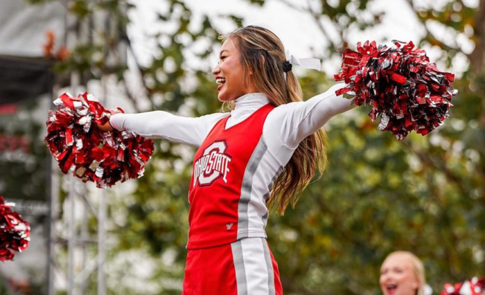 Ohio State Cheerleader Has Message For Michigan Before Kickoff The Spun