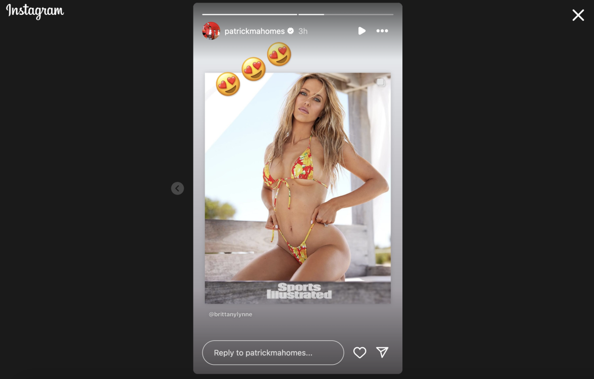 Patrick Mahomes Reacts To His Wife S Sports Illustrated Swimsuit Photos