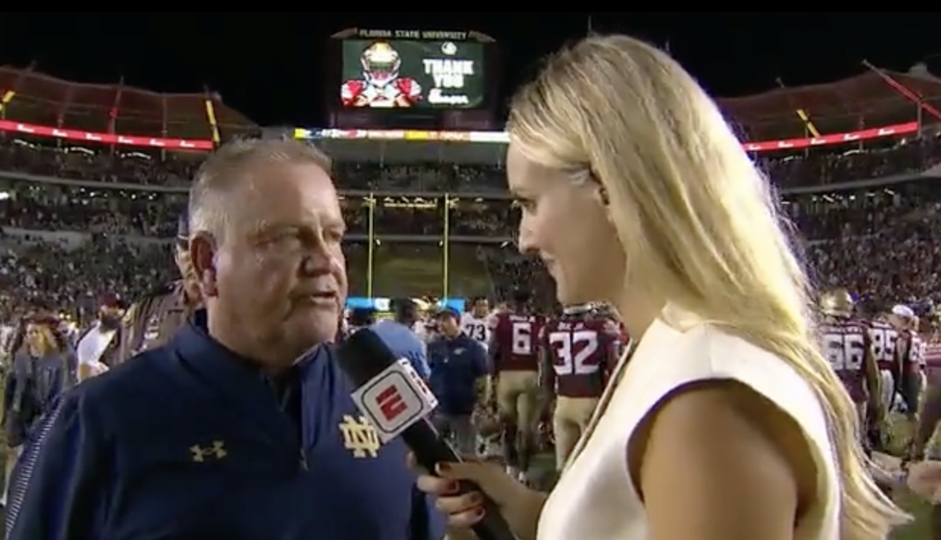 Brian Kelly Text Message Football World Reacts To What Brian Kelly Said On ABC - The Spun