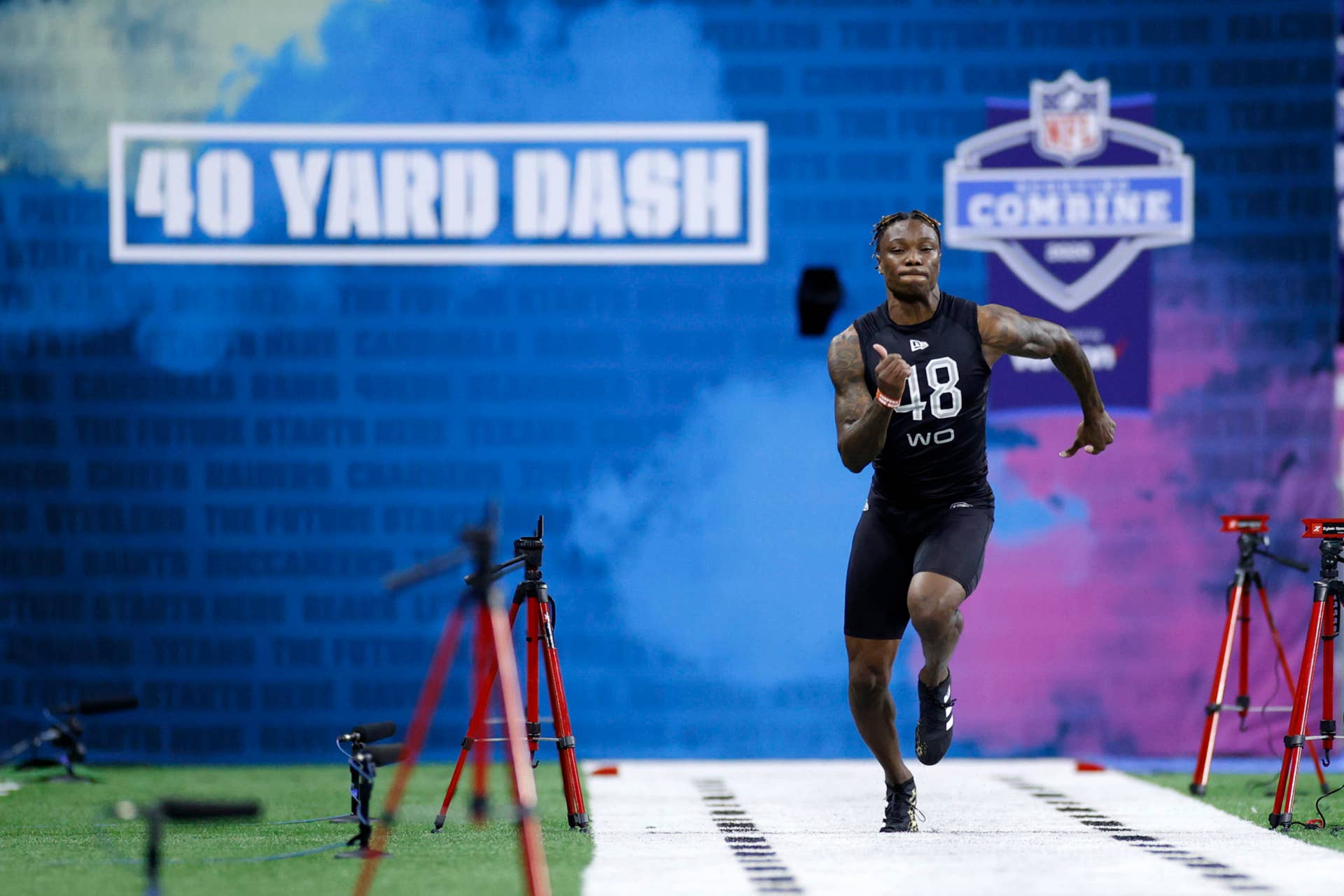 9 Players Ran Sub-4.4s In The 40 At The NFL Combine - The Spun