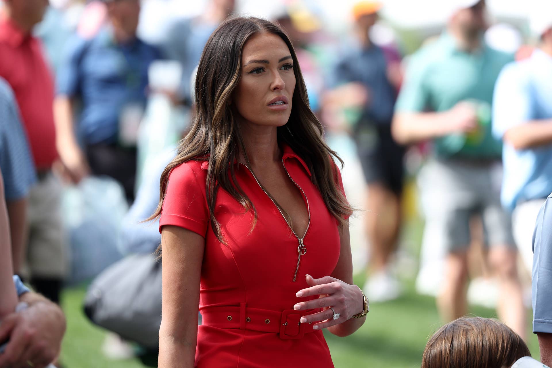 paulina gretzky birthday dress Paulina Gretzky shows off stunning figure in tight and bright dress while celebrating 32nd birthday