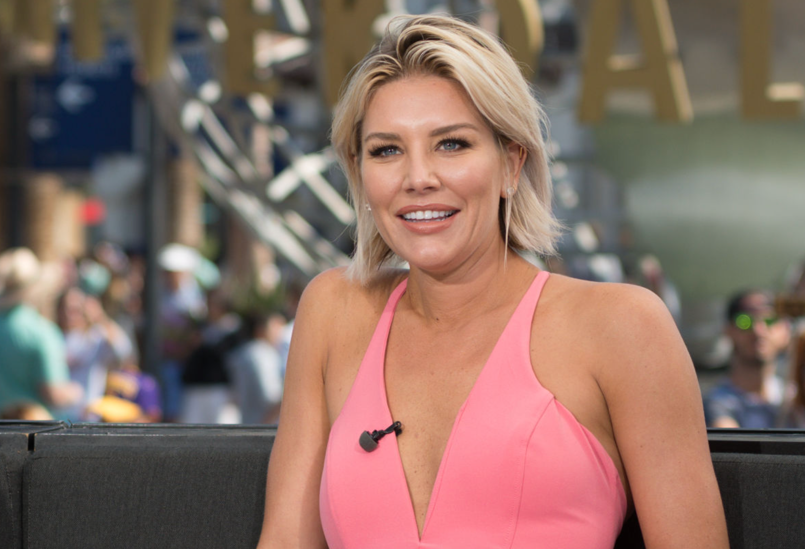 charissa thompson red dress NFL Fox Sunday Kickoff Style Week 7