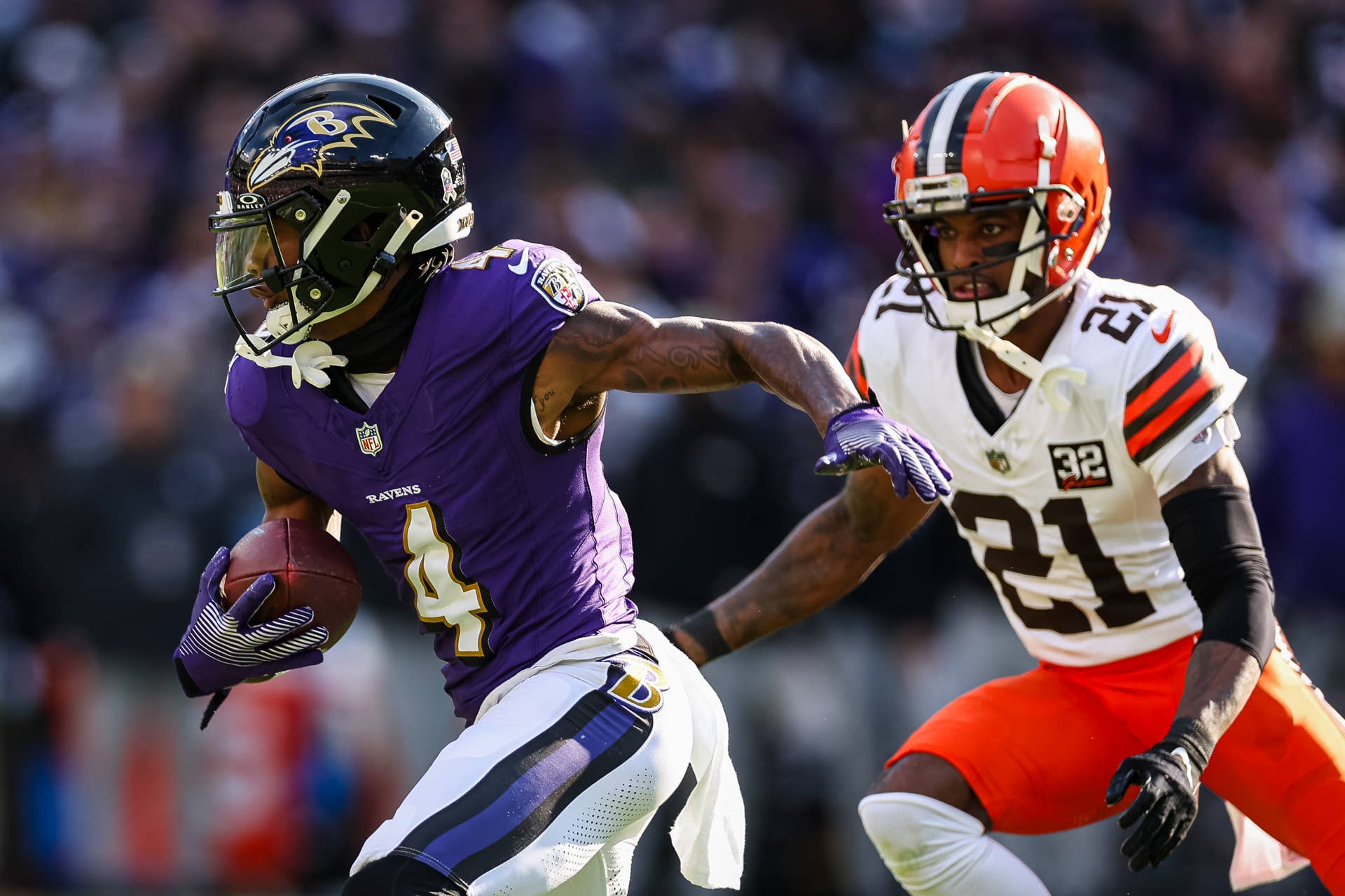 Ravens Star Wide Receiver Zay Flowers Suffers Injury Saturday vs ...