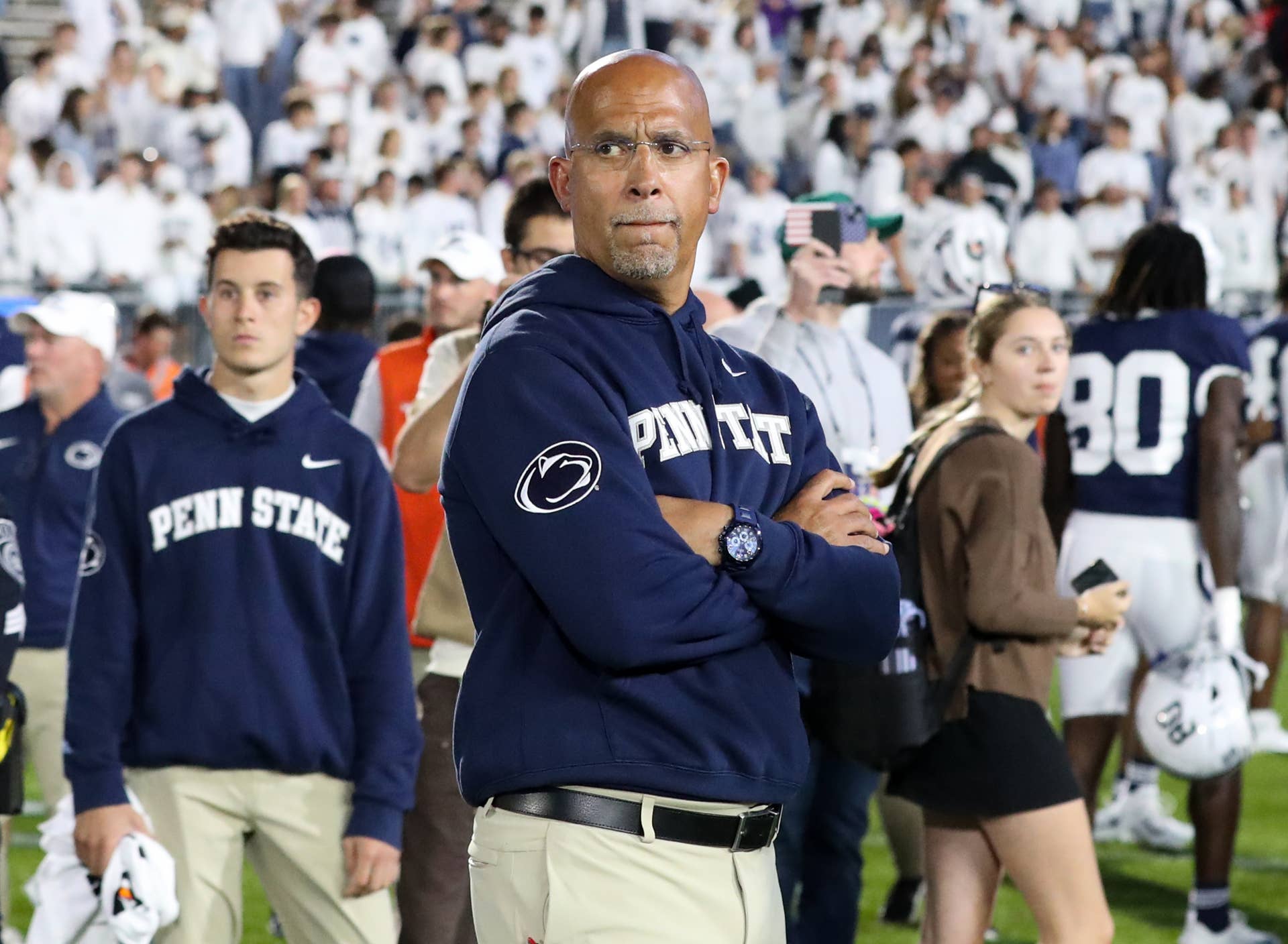 Questionable Appearance James Franklin Makes Questionable First Appearance After Penn State ...