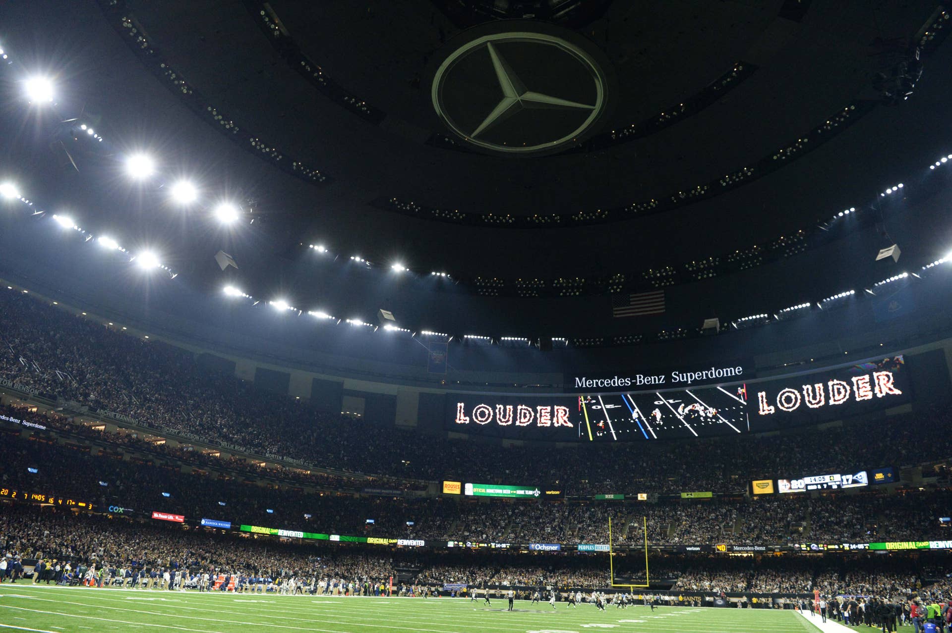Falcons Saints Rivalry NFL Fans Applaud National Anthem Performance For Falcons vs. Saints ...