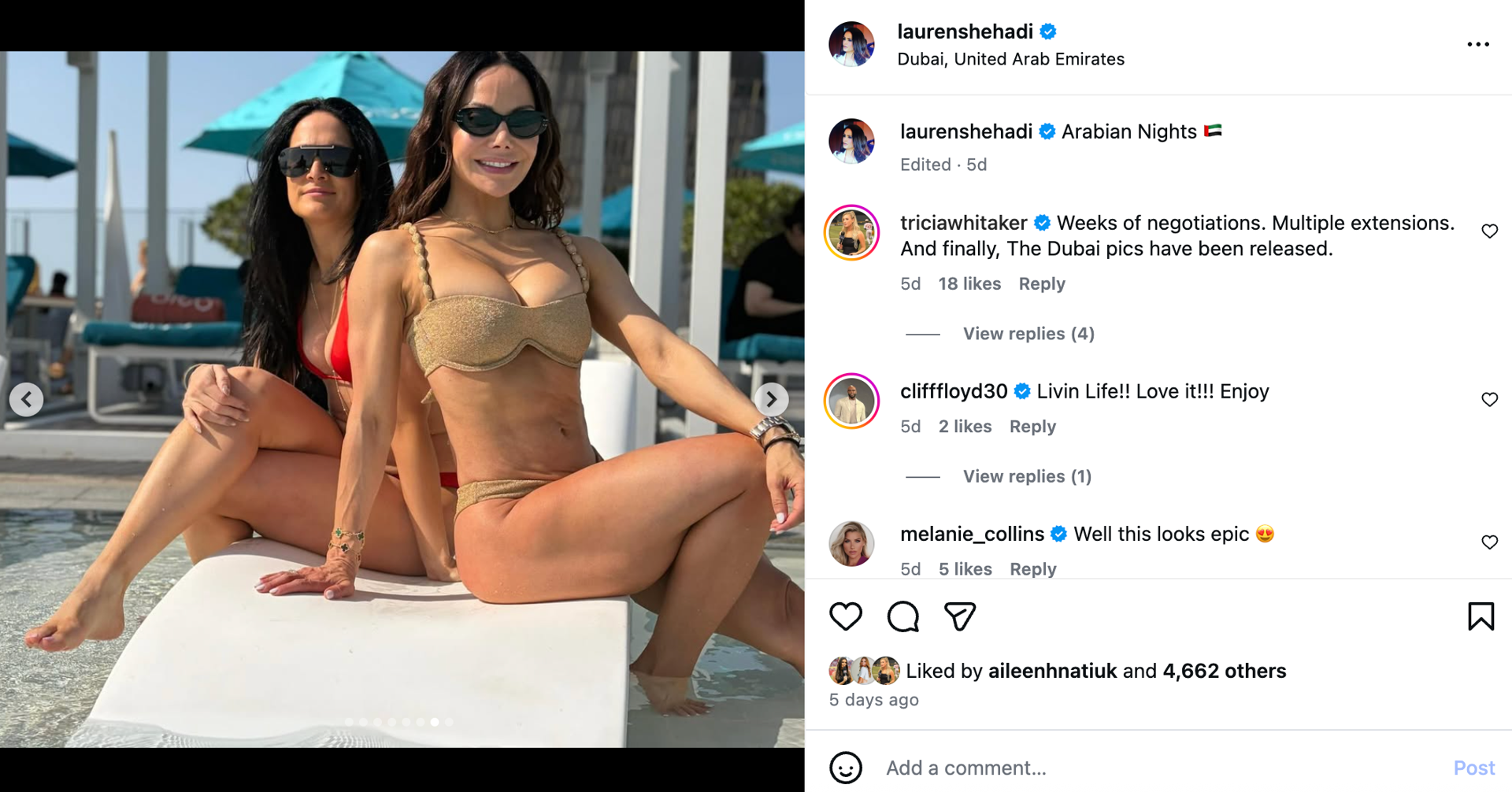Swimsuit Photo Of Lauren Shehadi Causes Stir During March Madness - The