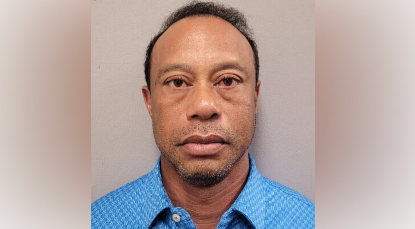 Tiger Woods' mugshot.