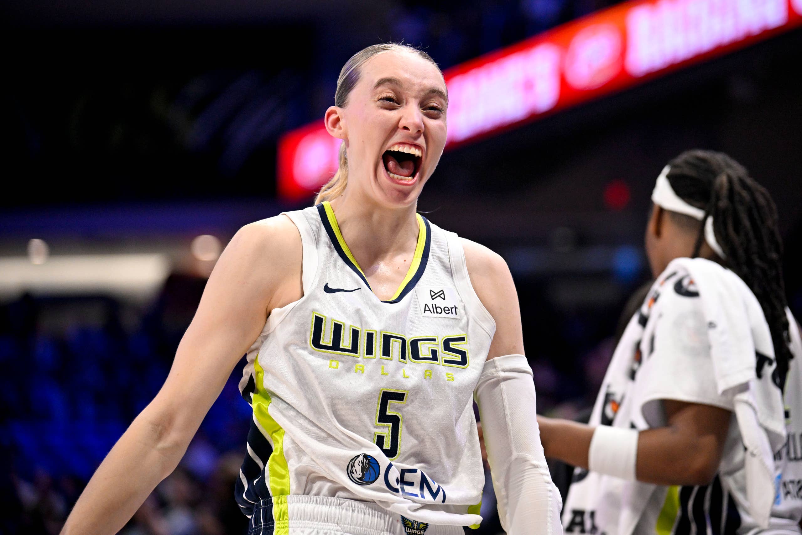 Dallas Wings guard Paige Bueckers.