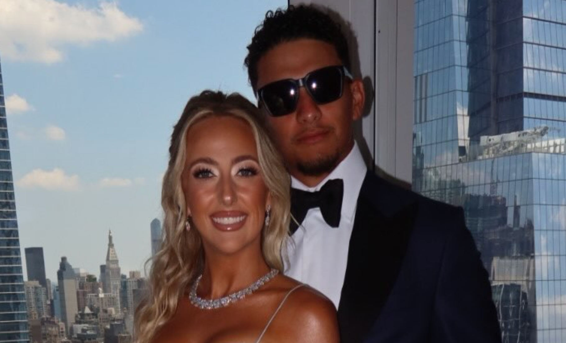 brittany mahomes wedding dress Brittany Matthews with Daughter Sterling