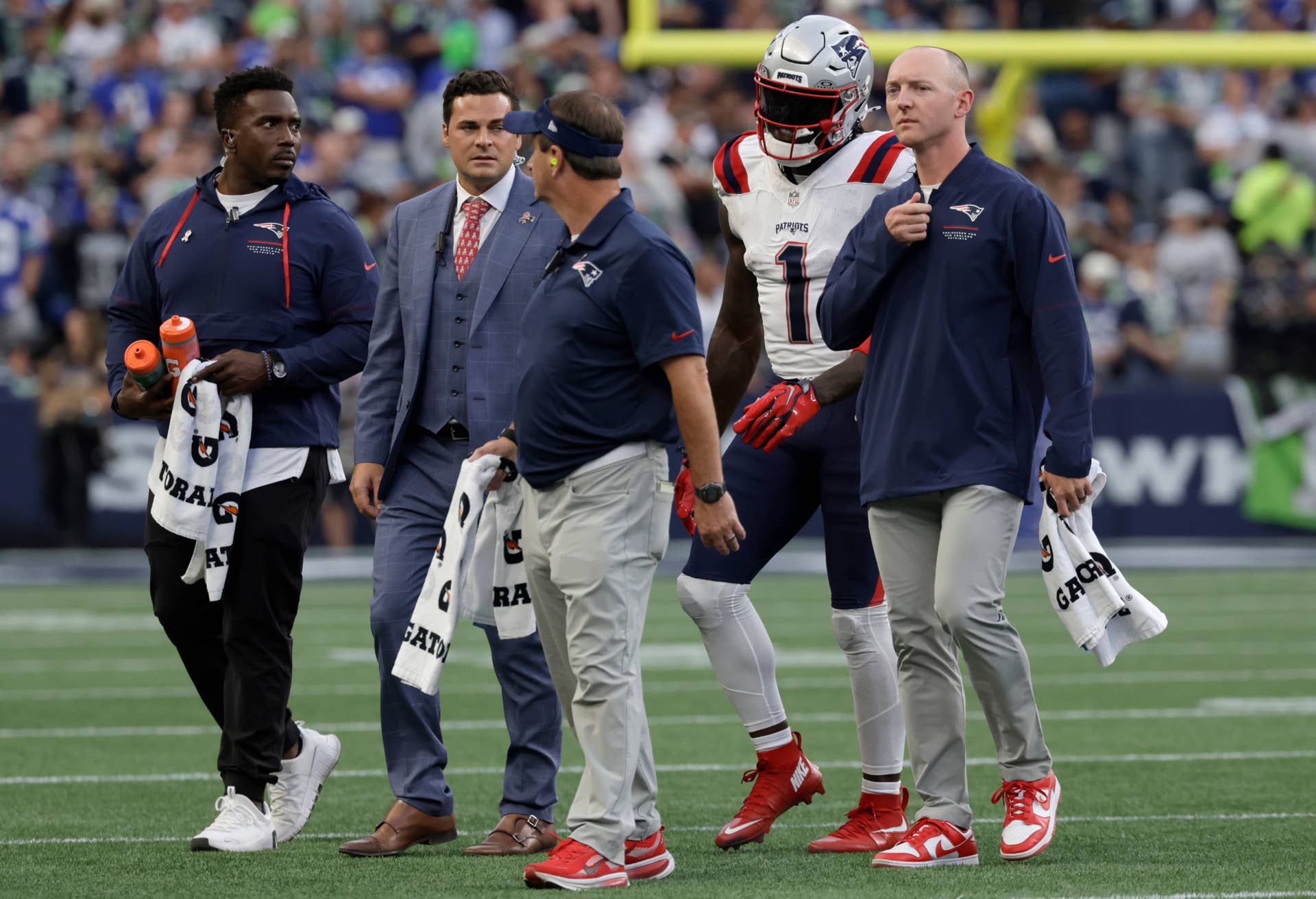Patriots Roster Patriots Make Roster Decision On A.J. Brown After Week 1 Injury - The Spun