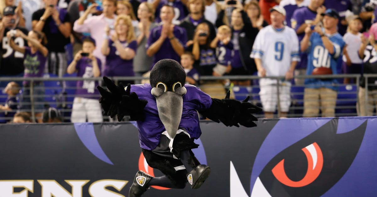 Oh, Poe: Ravens mascot carted off field after suffering apparent