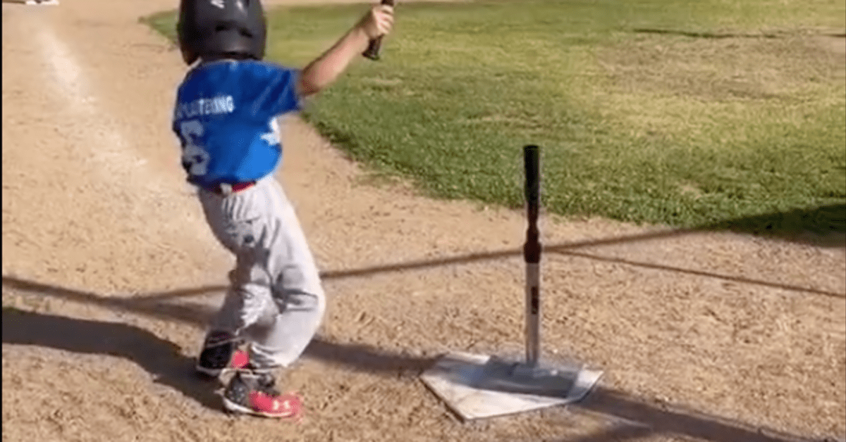 Look TeeBall Player's WalkUp Dance Is Going Viral The Spun