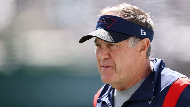New England Patriots head coach Bill Belichick on Sunday.
