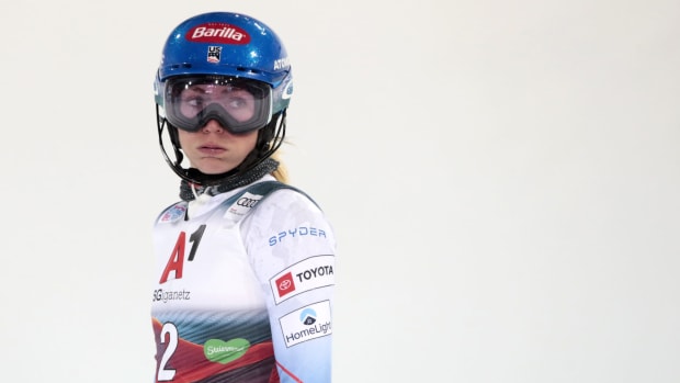 Mikaela Shiffrin at the Olympics.