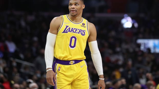 Los Angeles Lakers point guard Russell Westbrook.