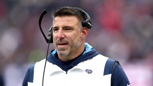 Tennessee Titans head coach Mike Vrabel.