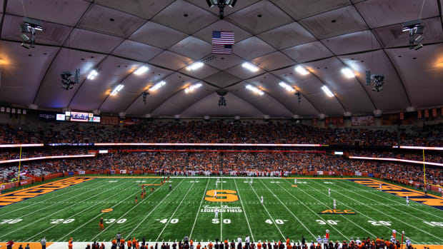 General view of Syracuse stadium.