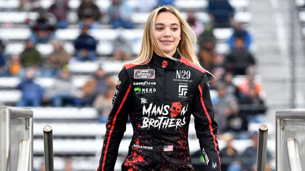 NASCAR female driver.
