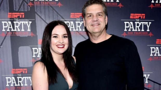 Mike Golic and his daughter, Sydney.