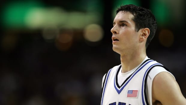 J.J. Redick looks on during a game.