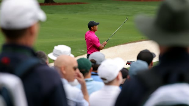 Tiger Woods at The Masters.