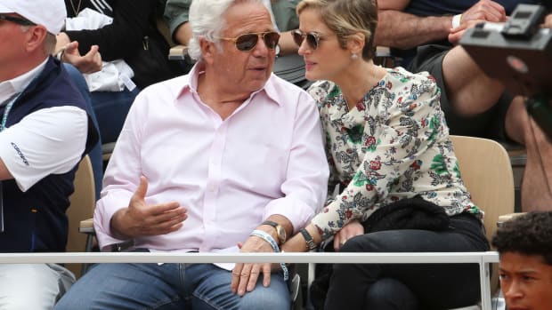 Patriots owner Robert Kraft at the French Open.