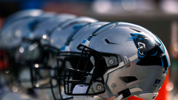 Carolina Panthers helmet.