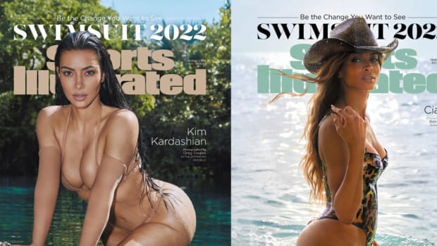 The 2022 Sports Illustrated Swimsuit covers featuring Kim Kardashian and Ciara, among others.