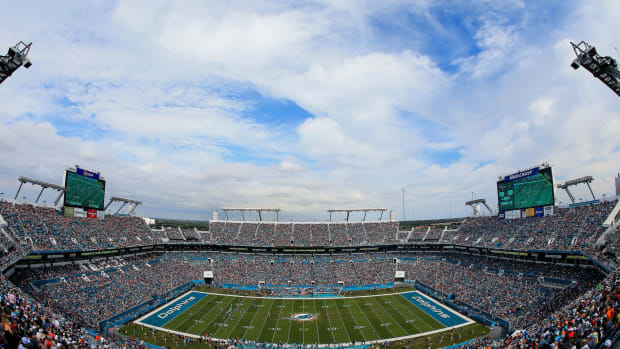 A general view of the Miami Dolphins stadium.