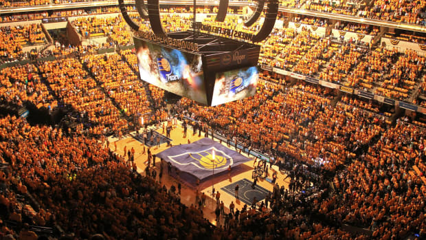 A general view of the Indiana Pacers arena.