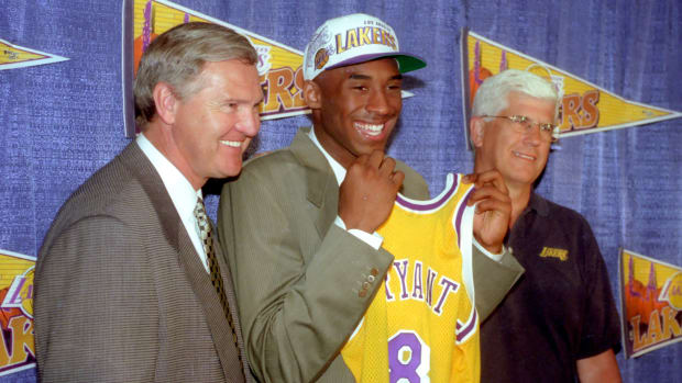 Kobe Bryant gets drafted into the NBA.