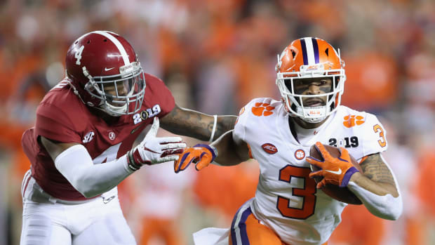 Amari Rodgers of Clemson plays in the national title game.