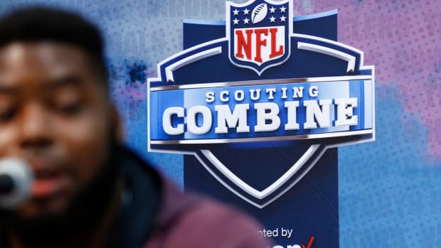 A photo from the NFL Scouting Combine.