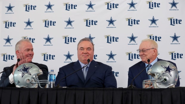 Mike McCarthy introduced as the head coach of the Dallas Cowboys.