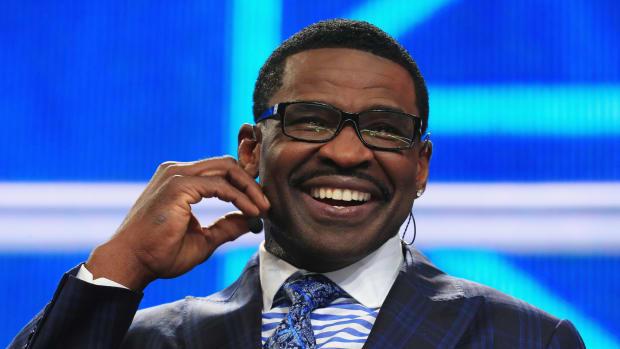 Michael Irvin at the 2018 NFL Draft.