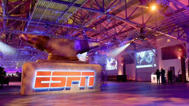 A general photo of ESPN's set.