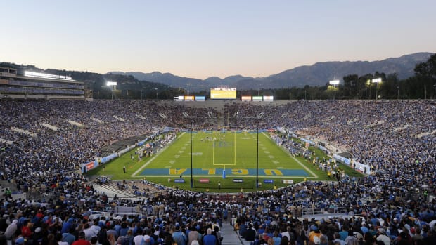 A general view of UCLA's football stadium.