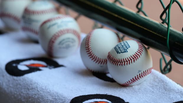 A generic photo of baseballs on a Gatorade towel at the Little League World Series.