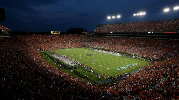 A General view of Auburn's stadium.