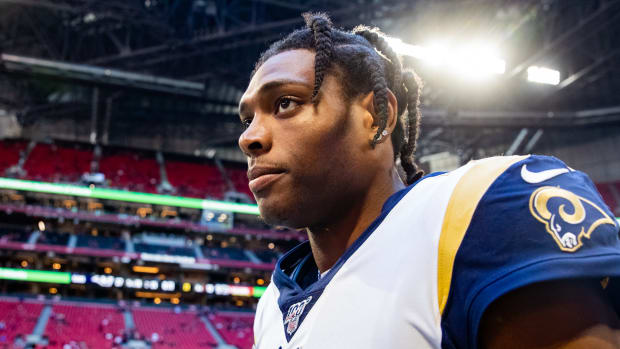 Jalen Ramsey suited up for the Los Angeles Rams for the first time.