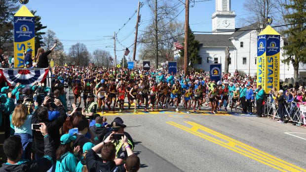 the start of the boston marathon