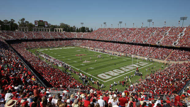 General view of Stanford's football stadium.