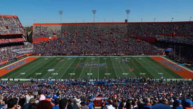 A general view of florida's ben hill griffin stadium