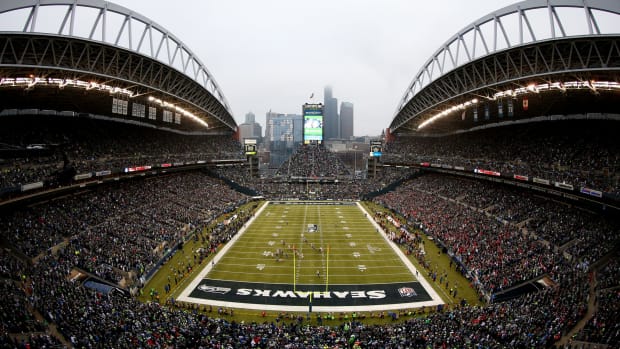 A general view of the Seattle Seahawks stadium Lumen Field formerly known as CenturyLink Field.