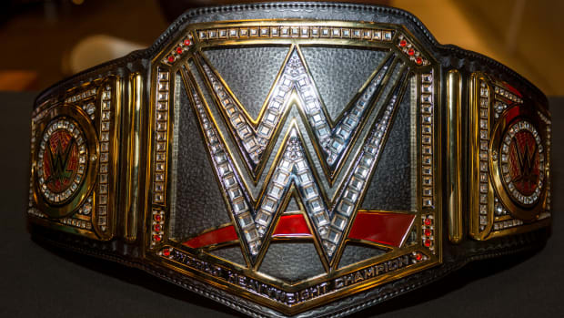 A picture of the WWE Belt.