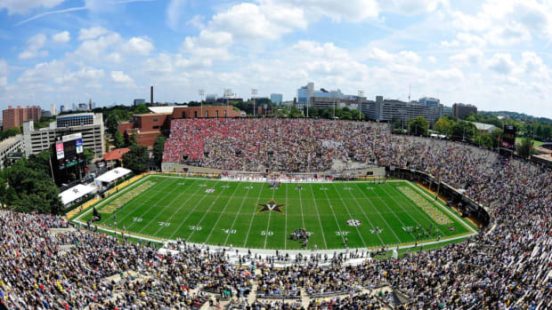 A general view of Vanderbilt's football field.
