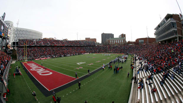 A general view of Cincinnati's football stadium.