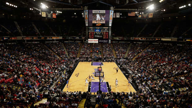 A general view of the Sacramento Kings arena.